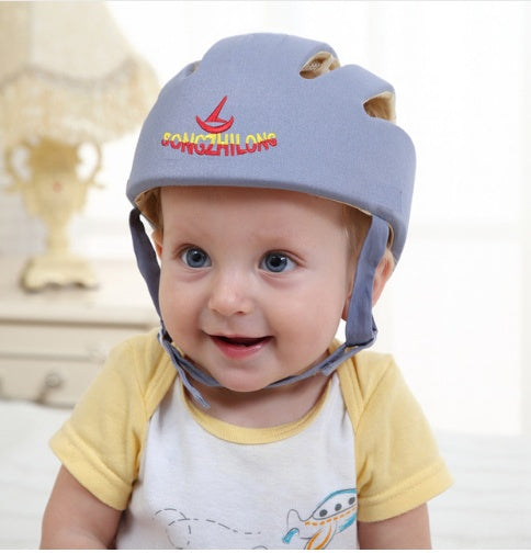 Casco de Seguridad para Bebé - Protector de Cabeza Suave y Ajustable - Huellitas de Vida