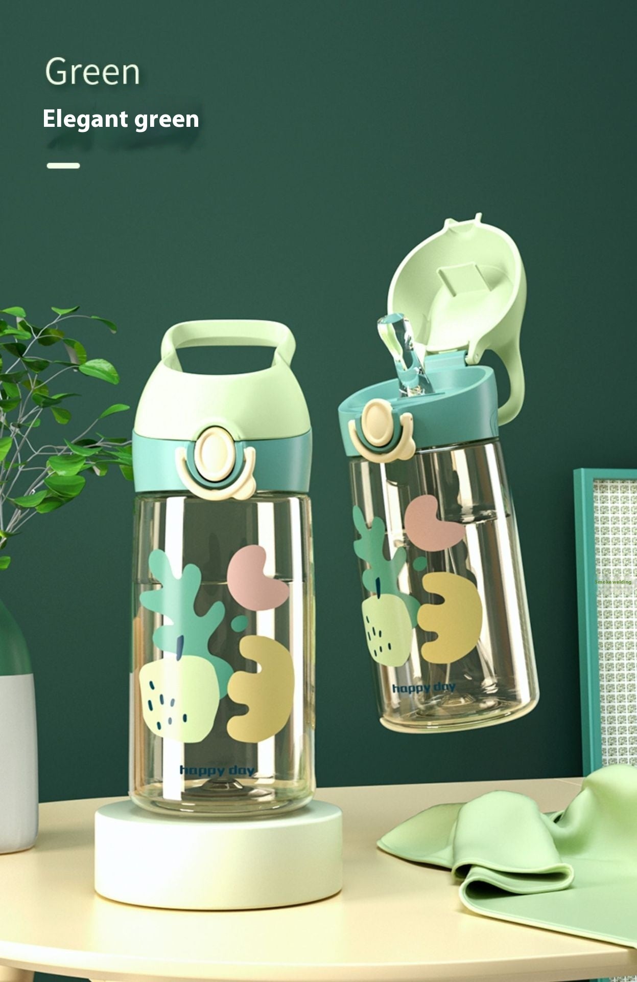 Vaso con Pajita para Bebés - Guardería y Preescolar Huellitas de Vida - Huellitas de Vida