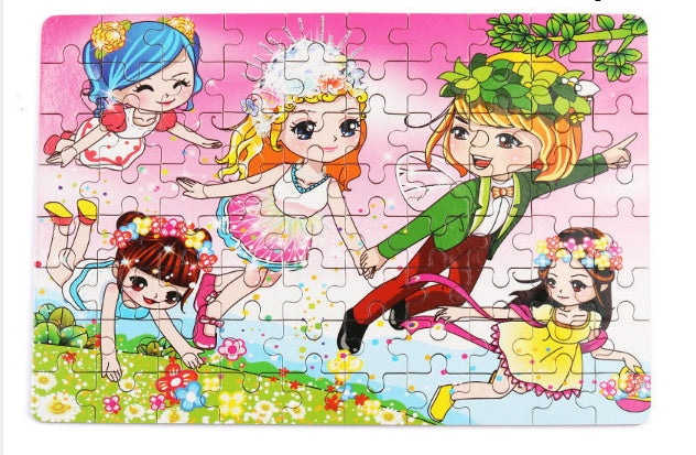 Puzzle Infantil 80 Piezas - Rompecabezas Educativo de Animales - Huellitas de Vida