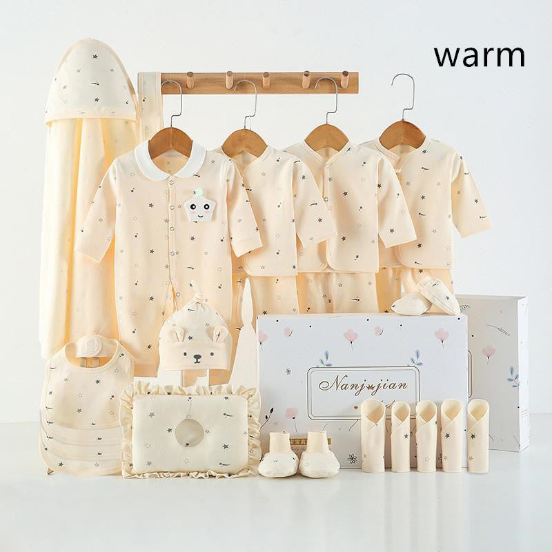 Conjunto Ropa Fina Recién Nacido - Caja Regalo 24 Piezas Bebé - Huellitas de Vida