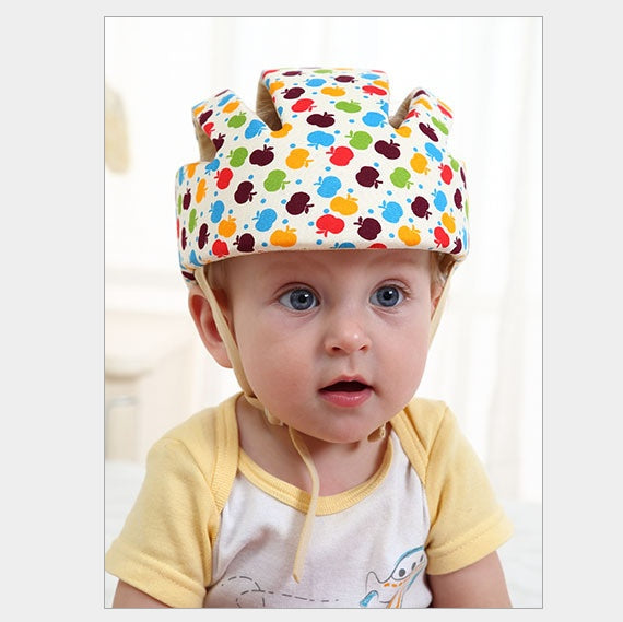 Casco de Seguridad para Bebé - Protector de Cabeza Suave y Ajustable - Huellitas de Vida