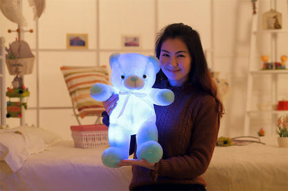 Osito Peluche LED Luminoso - Juguete Sensorial con Luces de Colores | Huellitas de Vida - Huellitas de Vida
