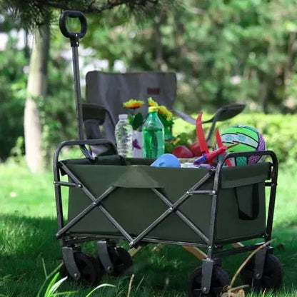 Carro Plegable Multifuncional - Carrito Playa Camping Compras 100kg - Huellitas de Vida