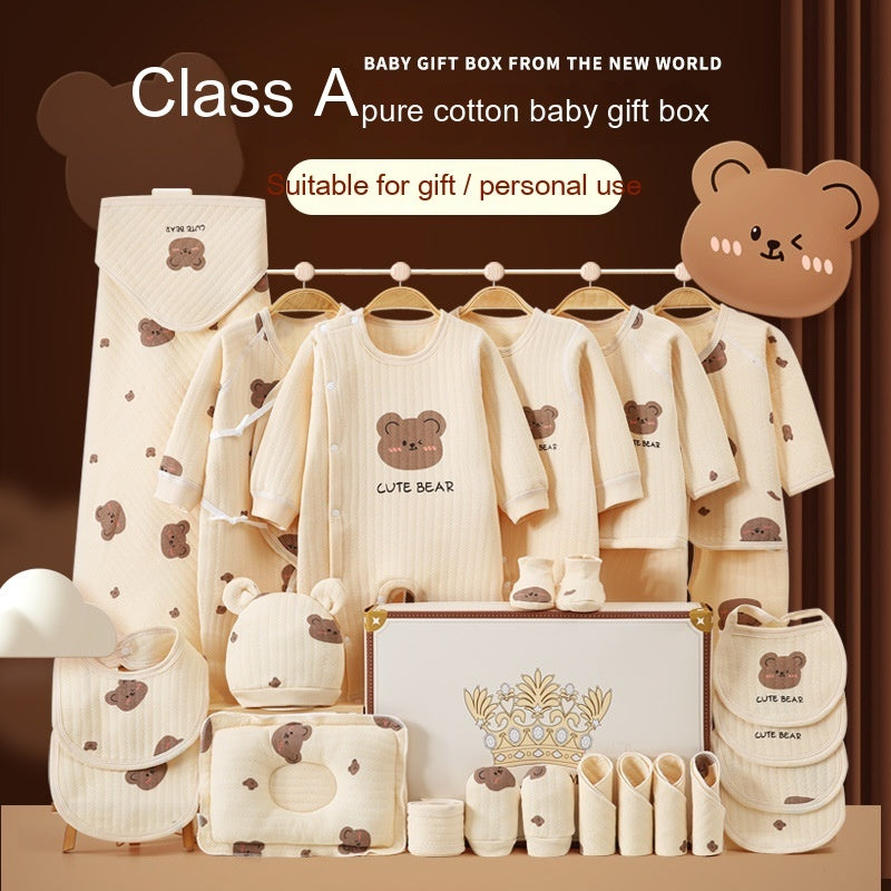 Set Ropa Recién Nacido Algodón Puro - Regalo Bebé Luna Llena - Huellitas de Vida