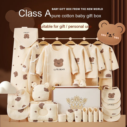 Set Ropa Recién Nacido Algodón Puro - Regalo Bebé Luna Llena - Huellitas de Vida