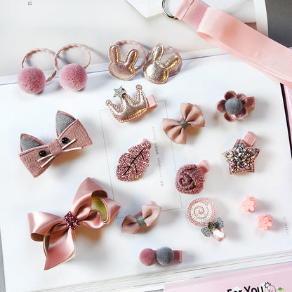 Set Accesorios Cabello Niñas - Diademas y Lazos Infantiles Cómodos - Huellitas de Vida