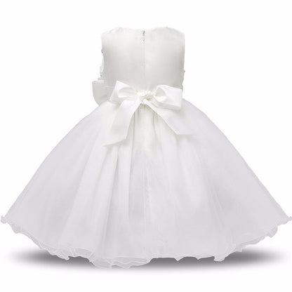 Vestido Princesa Tutú Niñas - Vestido Fiesta Boda Cumpleaños - Huellitas de Vida