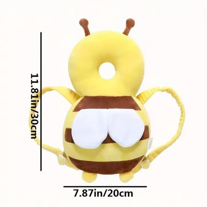 Cojín Protector Cabeza Bebé - Prevención Caídas con Diseño de Abeja - Huellitas de Vida
