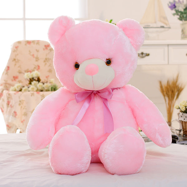 Osito Peluche LED Luminoso - Juguete Sensorial con Luces de Colores | Huellitas de Vida - Huellitas de Vida