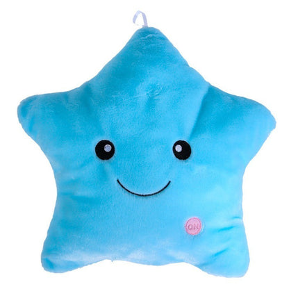 Almohada Luminosa de Estrellas - Luz Nocturna Mágica para Niños - Huellitas de Vida