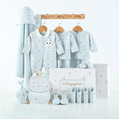 Conjunto Ropa Fina Recién Nacido - Caja Regalo 24 Piezas Bebé - Huellitas de Vida