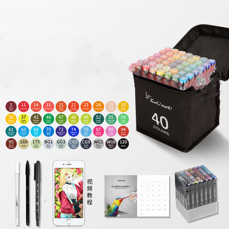 Set Rotuladores Acuarela Vuelta al Cole - Kit Artístico para Niños y Estudiantes - Huellitas de Vida