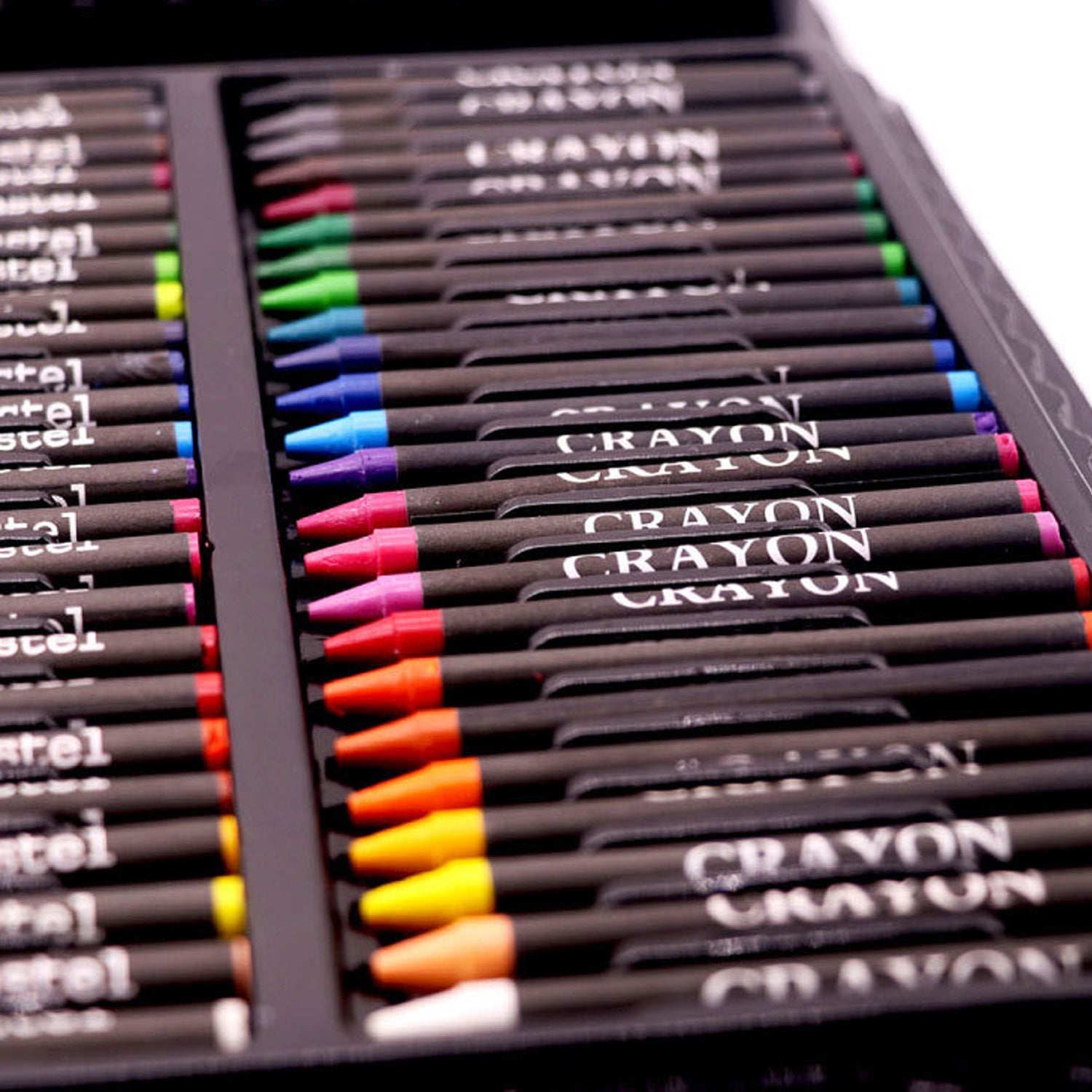 Set Completo Pintura Vuelta al Cole - Kit Artístico con Pinceles y Pasteles - Huellitas de Vida