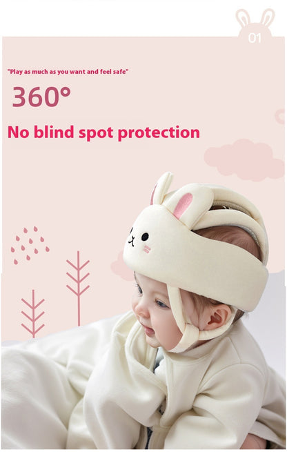 Gorro Protector de Cabeza para Bebé - Malla Transpirable Anti-Caídas - Huellitas de Vida