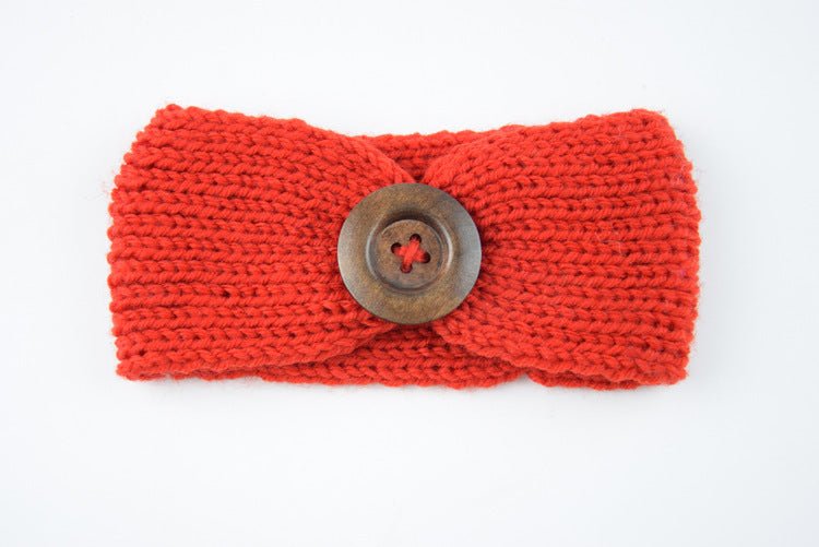 Diadema Bebé Lana Tejida a Mano - Accesorio Pelo Suave y Cómodo - Huellitas de Vida