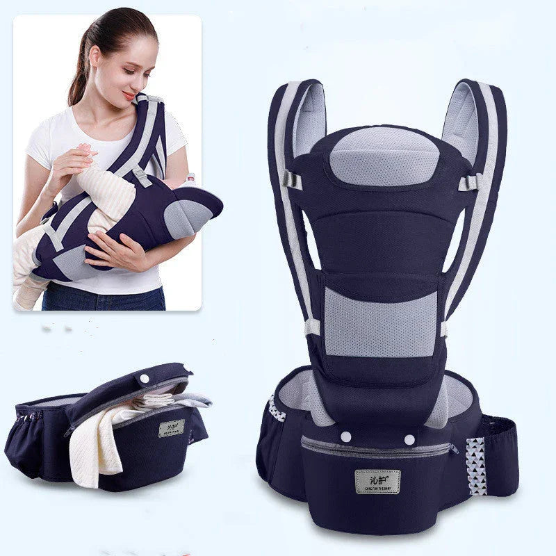 Portabebé Multifuncional Ergonómico - Cinturón de Cadera Cómodo - Huellitas de Vida