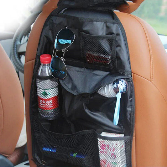 Organizador Trasero para Asiento de Auto - Bolsa Almacenamiento Práctica - Huellitas de Vida