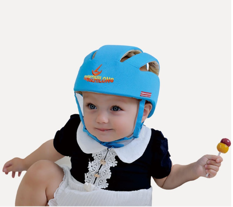 Casco de Seguridad para Bebé - Protector de Cabeza Suave y Ajustable - Huellitas de Vida