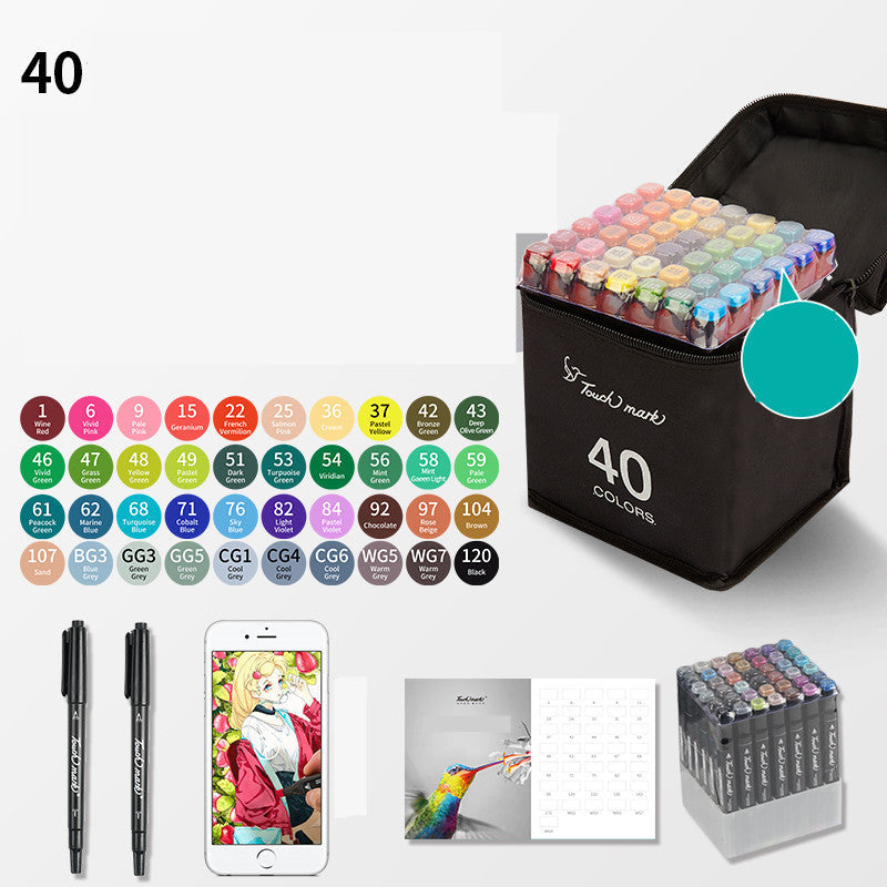 Set Rotuladores Acuarela Vuelta al Cole - Kit Artístico para Niños y Estudiantes - Huellitas de Vida
