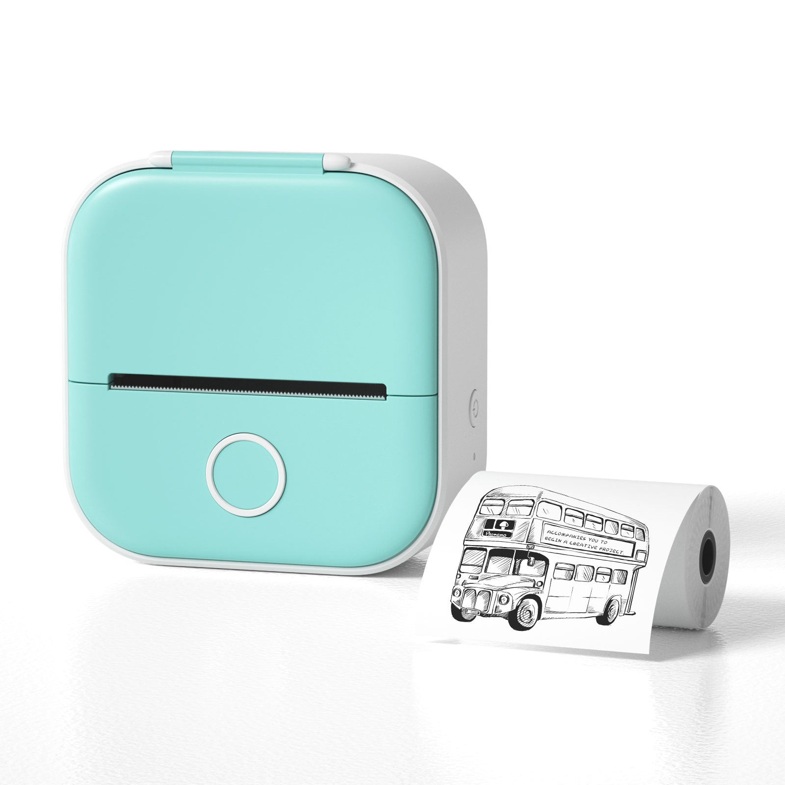 Impresora Térmica Portátil Mini - Impresora Etiquetas Bluetooth Estudiantes - Huellitas de Vida
