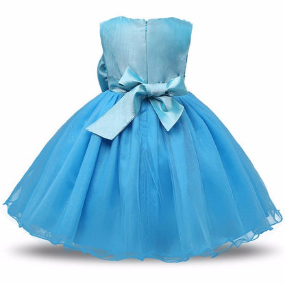 Vestido Princesa Tutú Niñas - Vestido Fiesta Boda Cumpleaños - Huellitas de Vida