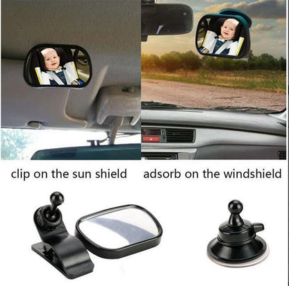 Espejo Retrovisor de Seguridad para Bebé en Coche - Vigilancia Total - Huellitas de Vida