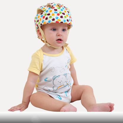 Casco de Seguridad para Bebé - Protector de Cabeza Suave y Ajustable - Huellitas de Vida
