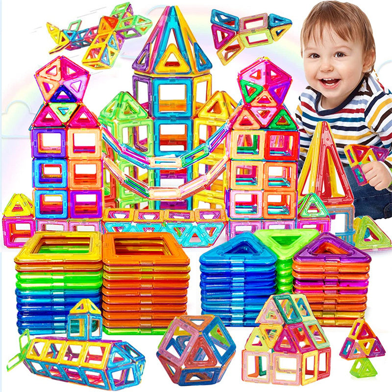 Bloques Magnéticos Construcción Niños - Juguete Educativo STEM 3-8 Años