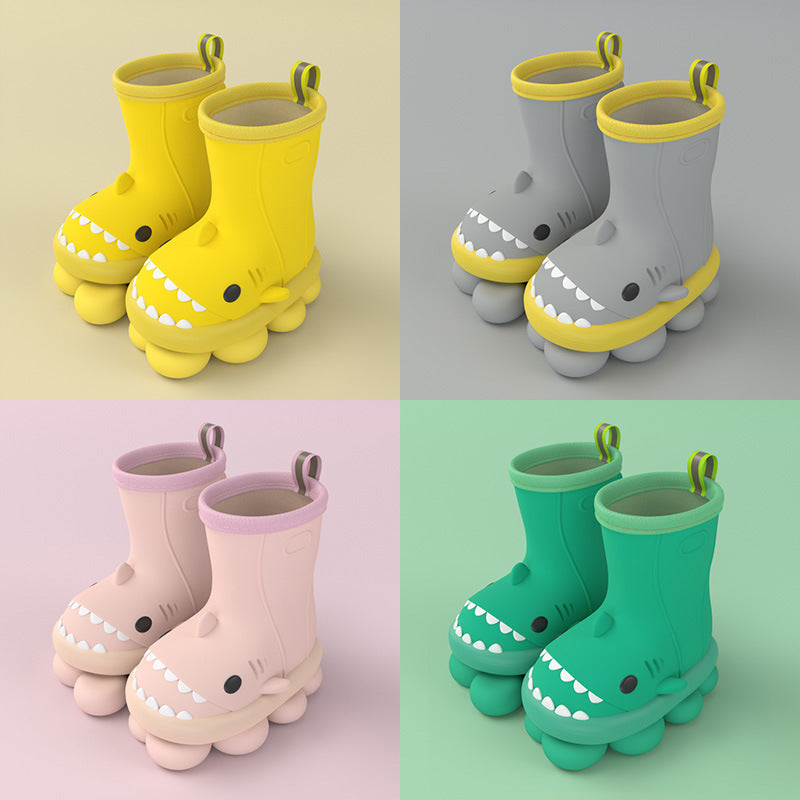 🦈 Botas de Lluvia para Niños "Shark Attack" – Diversión a Prueba de Charcos! - Huellitas de Vida