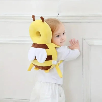 Cojín Protector Cabeza Bebé - Prevención Caídas con Diseño de Abeja - Huellitas de Vida