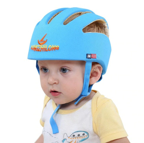 Casco de Seguridad para Bebé - Protector de Cabeza Suave y Ajustable - Huellitas de Vida