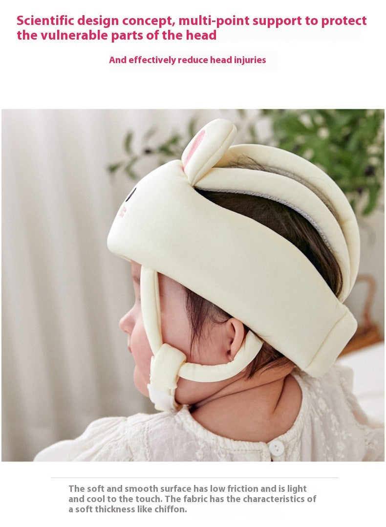 Gorro Protector de Cabeza para Bebé - Malla Transpirable Anti-Caídas - Huellitas de Vida