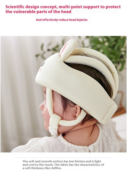 Gorro Protector de Cabeza para Bebé - Malla Transpirable Anti-Caídas - Huellitas de Vida