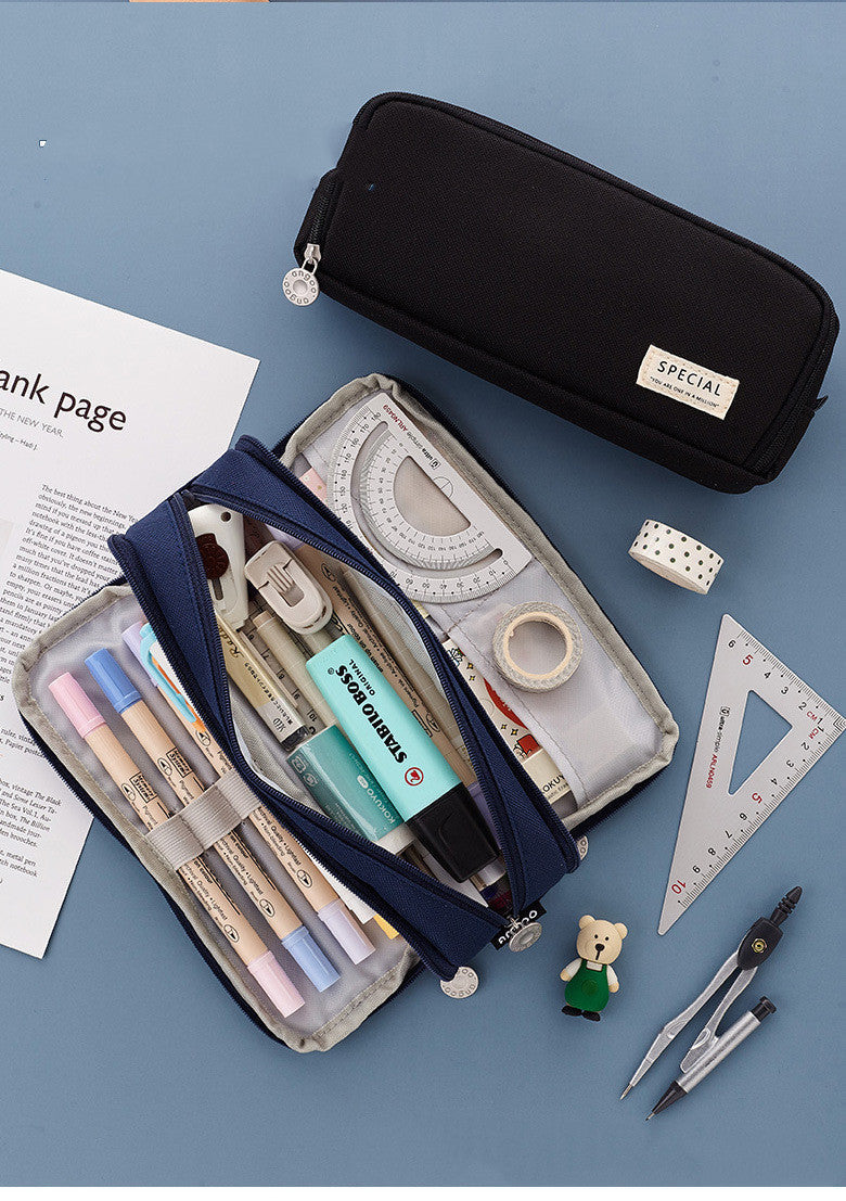 Estuche Creativo Vuelta al Cole - Organizador de Material para Estudiantes de Primaria - Huellitas de Vida