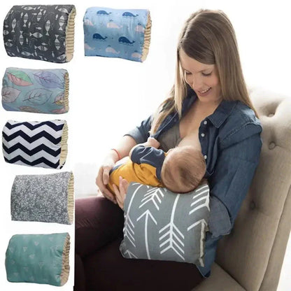 Cojín de lactancia ajustable para brazo – Algodón suave y lavable - Huellitas de Vida