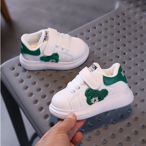 Zapatos Deportivos Infantiles Osito - Calzado Casual Niños Cómodo - Huellitas de Vida