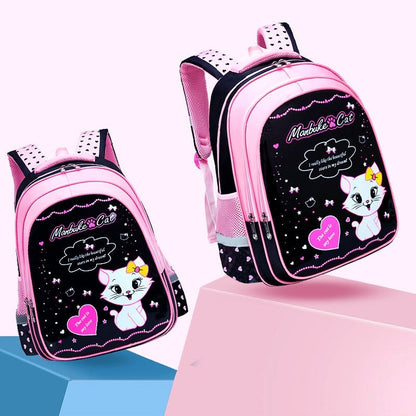 Mochila Escolar Infantil Gatito Vuelta al Cole - Diseño Adorable para Niños - Huellitas de Vida