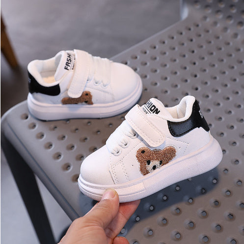 Zapatos Deportivos Infantiles Osito - Calzado Casual Niños Cómodo - Huellitas de Vida