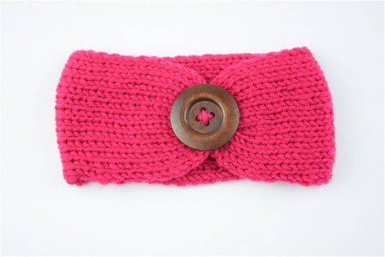 Diadema Bebé Lana Tejida a Mano - Accesorio Pelo Suave y Cómodo - Huellitas de Vida