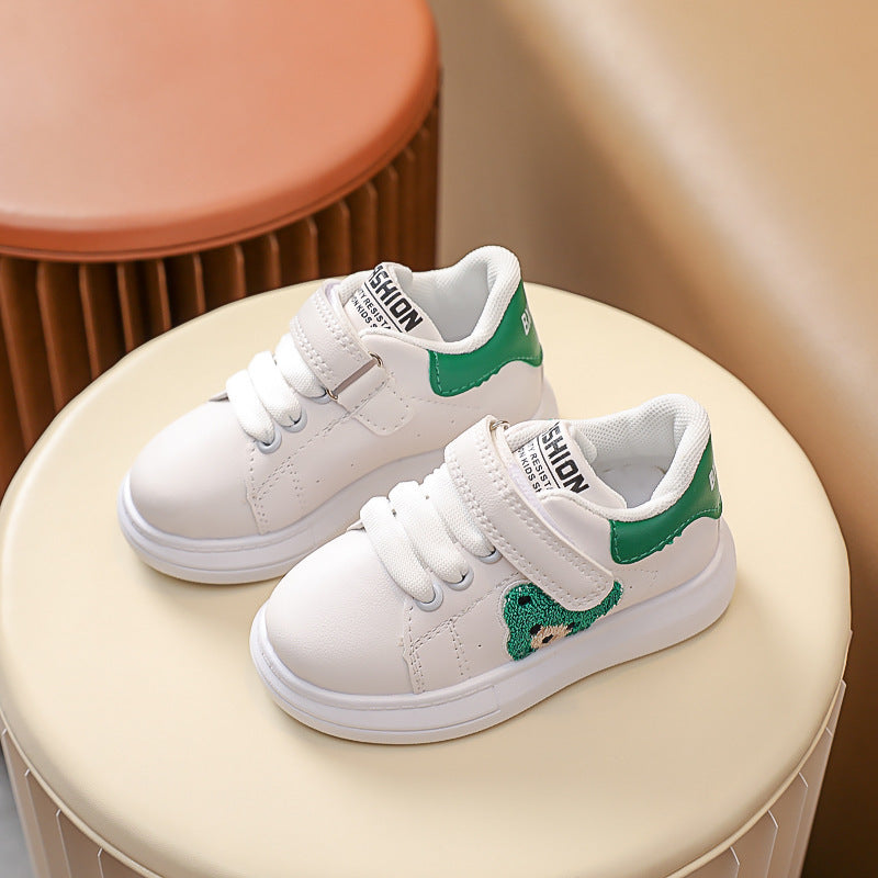 Zapatos Deportivos Infantiles Osito - Calzado Casual Niños Cómodo - Huellitas de Vida
