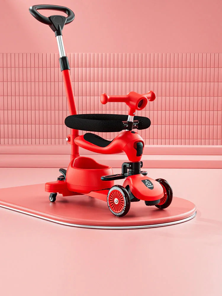 Patinete Multifuncional 2 en 1 - Evolutivo para Bebés y Niños - Huellitas de Vida