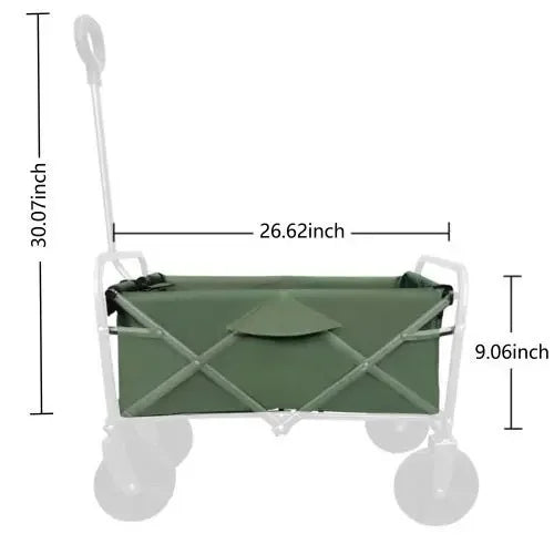 Carro Plegable Multifuncional - Carrito Playa Camping Compras 100kg - Huellitas de Vida