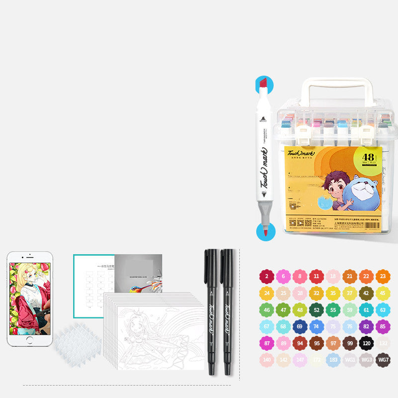 Set Rotuladores Acuarela Vuelta al Cole - Kit Artístico para Niños y Estudiantes - Huellitas de Vida