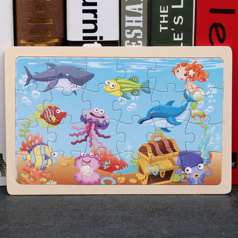 Puzzle Infantil 80 Piezas - Rompecabezas Educativo de Animales - Huellitas de Vida