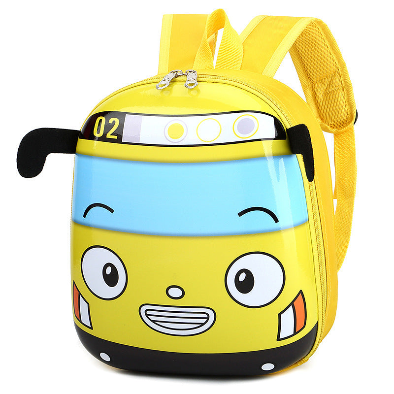 Mochila Escolar Coche Cartoon Vuelta al Cole - Diseño Divertido para Niños - Huellitas de Vida
