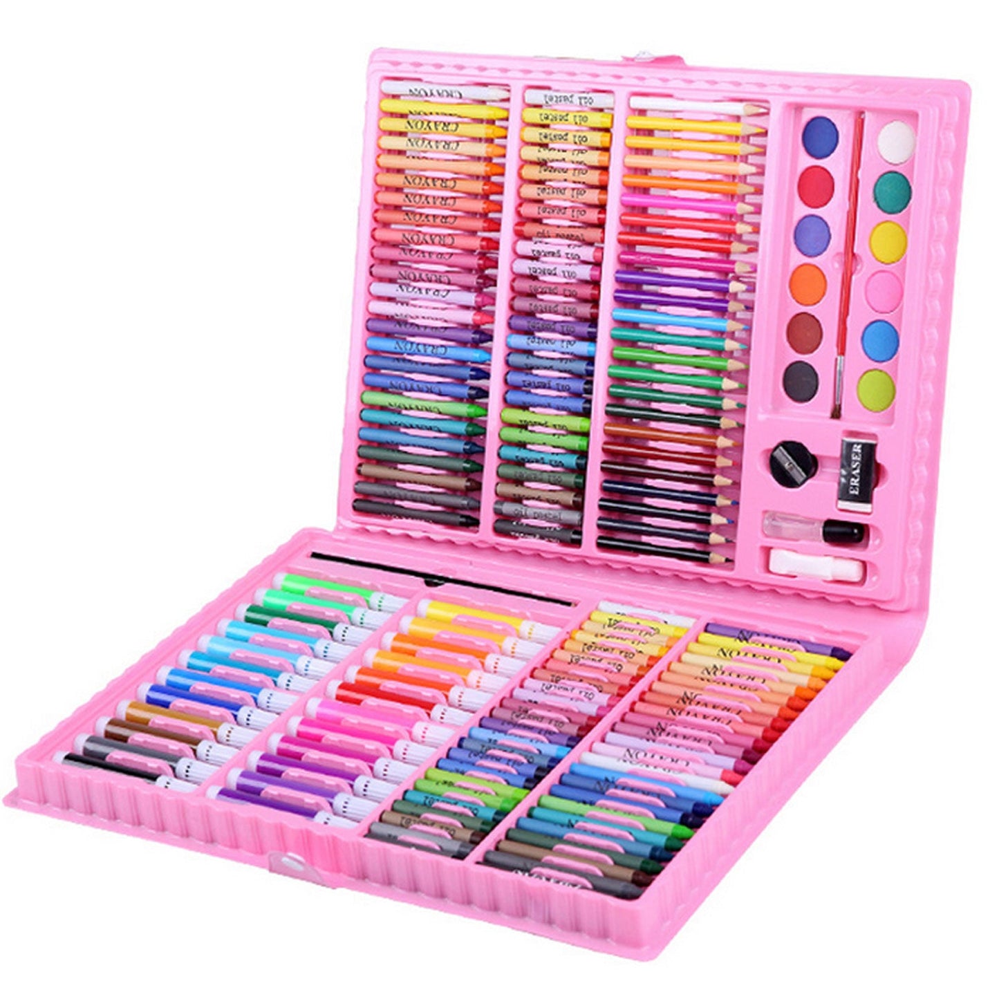 Set Completo Pintura Vuelta al Cole - Kit Artístico con Pinceles y Pasteles - Huellitas de Vida