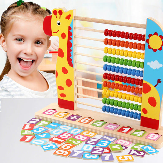 Ábaco de Pie Infantil - Matemáticas Guardería y Primaria - Huellitas de Vida