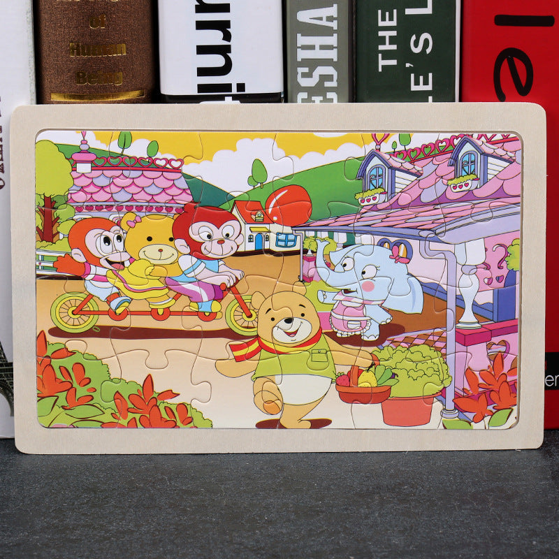 Puzzle Infantil 80 Piezas - Rompecabezas Educativo de Animales - Huellitas de Vida