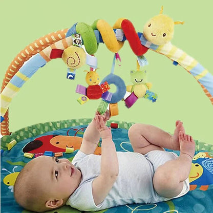Juguete Colgante para Cochecito con Campana - Peluche Multifuncional Bebé - Huellitas de Vida