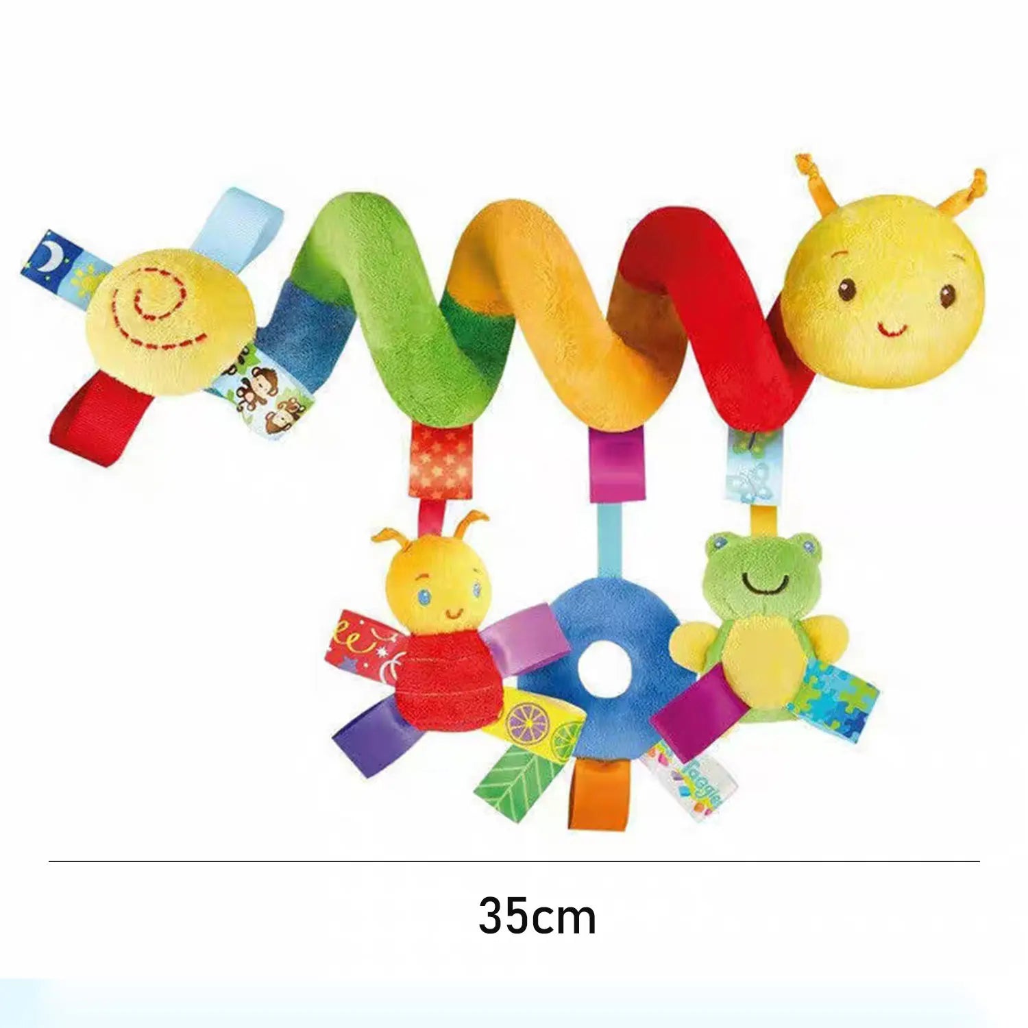 Juguete Colgante para Cochecito con Campana - Peluche Multifuncional Bebé - Huellitas de Vida